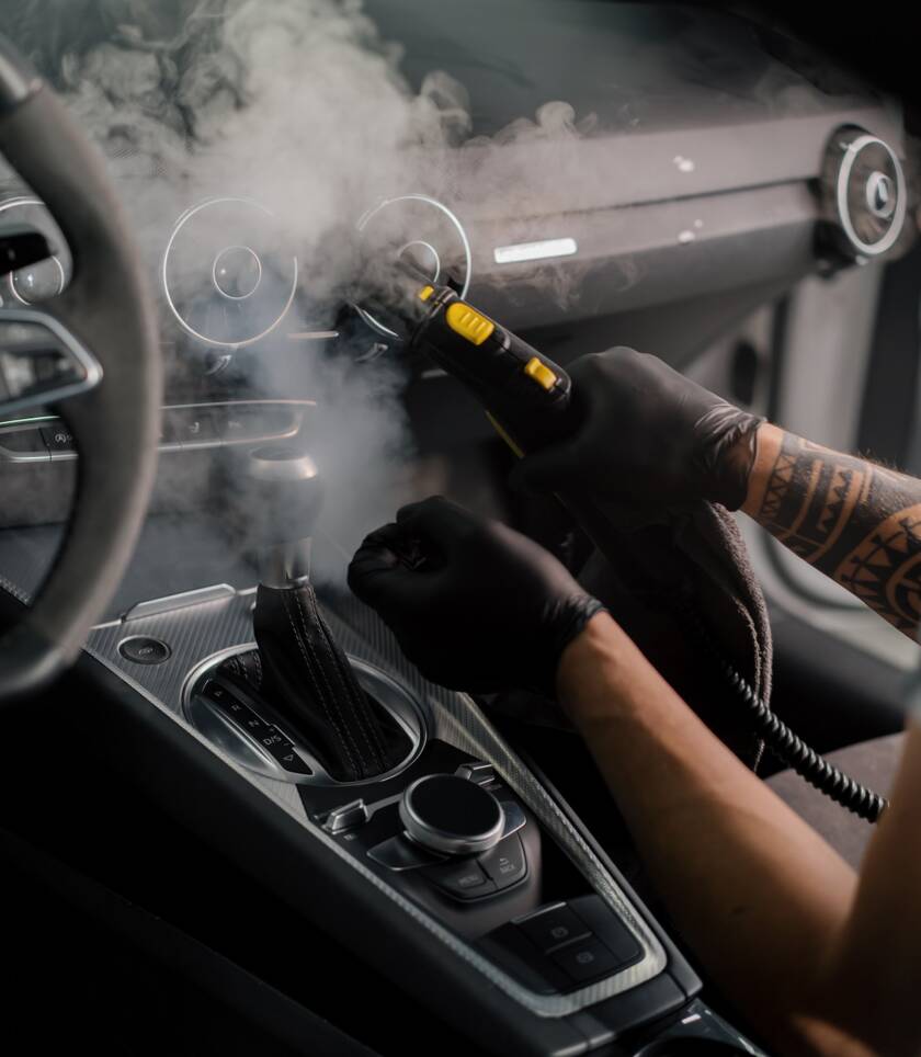 Čištění interiéru automobilu